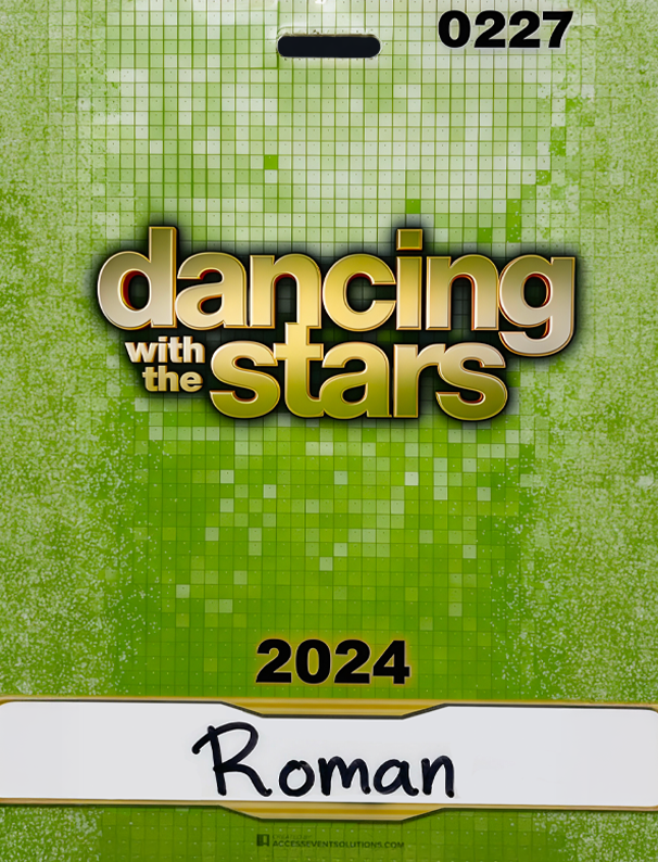 DWTS Backstage Pass Roman 2024